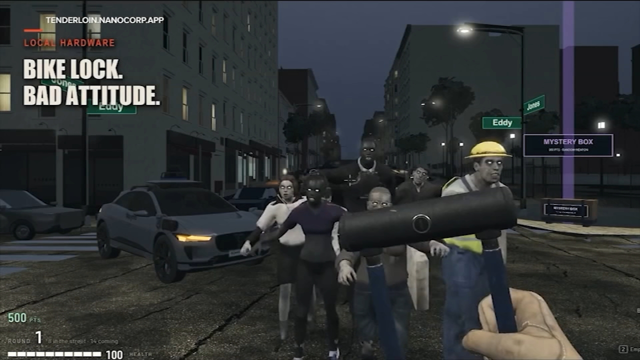 Zombie shooting game set in San Francisco's Tenderloin taken offline after backlash
       — ABC 7 Bay Area