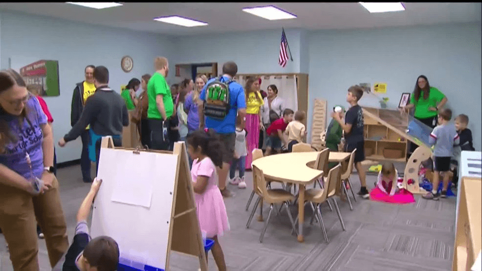 Foster Elementary Charter School opens Curiosity Classroom with Building for Kids partners ā Fox 11 Green Bay Local, St. Augustine Schools news