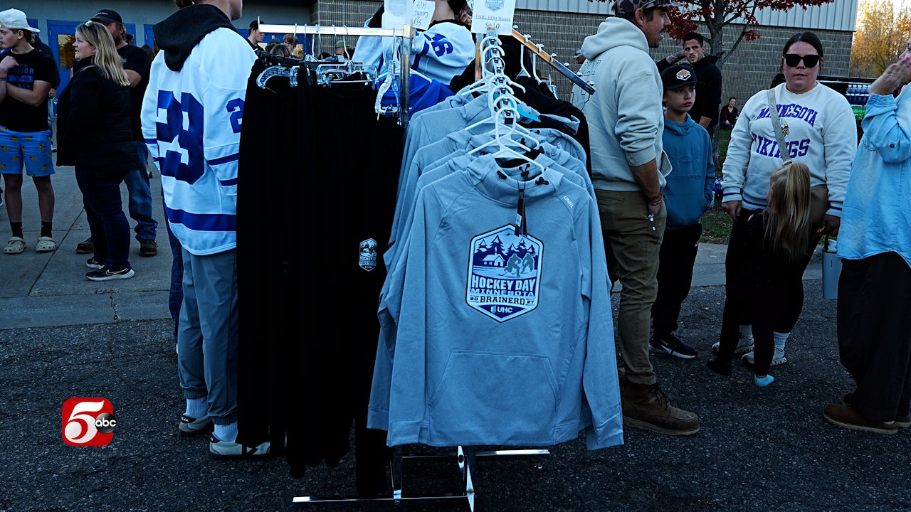 Brainerd celebrates 100 days until Hockey Day Minnesota — KSTP 5, St. Augustine Schools news