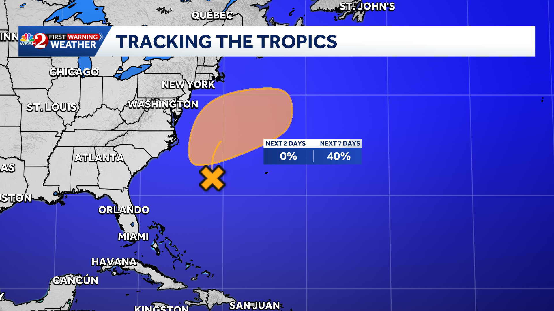 Disturbance could bring dangerous surf, coastal flooding in parts of US East Coast, NHC says — WESH 2 Orlando
