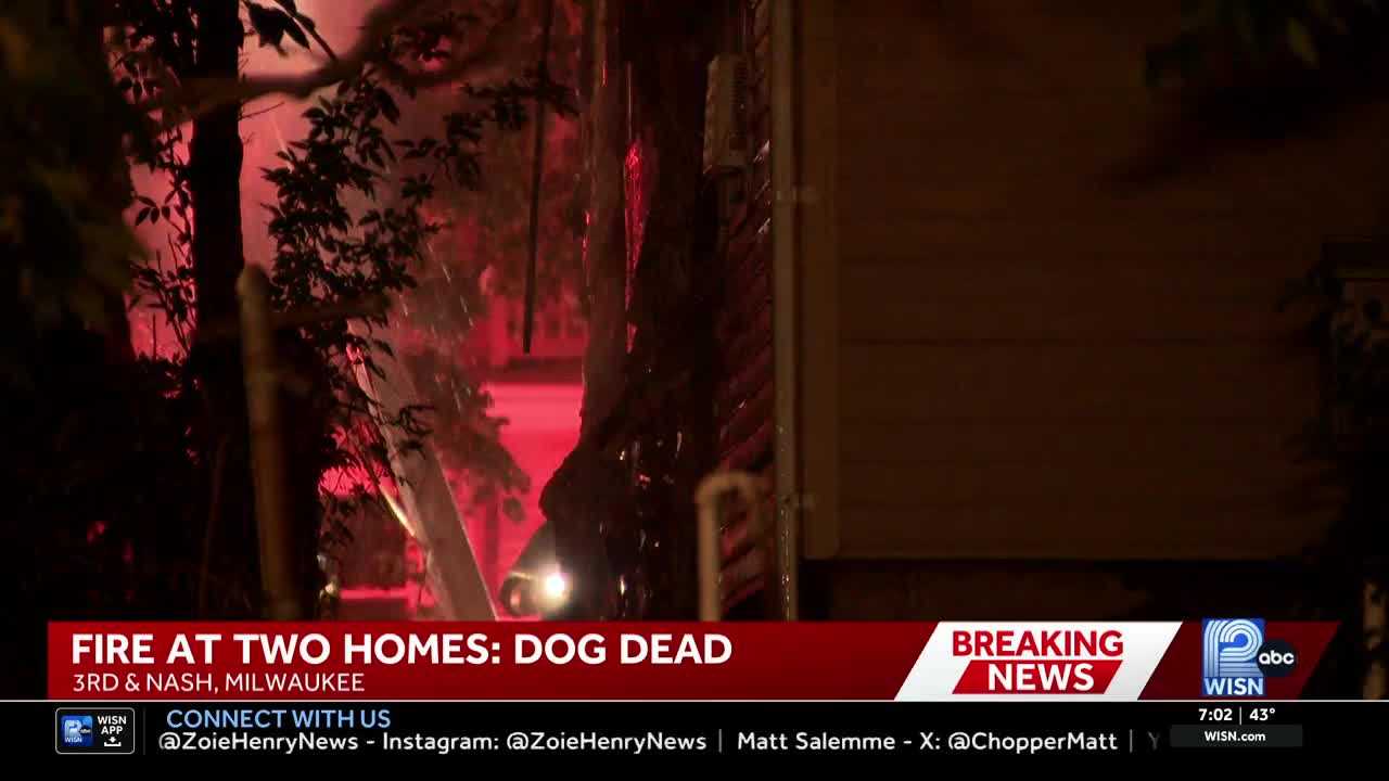 Dog killed during overnight fire that spread from one Milwaukee home to a second — WISN 12 Milwaukee, St. Augustine Community news