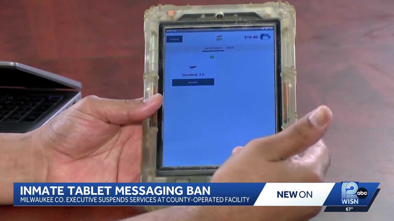 Milwaukee County Sheriff's Office suspends messaging feature on jail tablets — WISN 12 Milwaukee, St. Augustine Community news