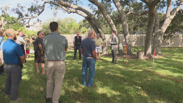 St. Johns County leaders host 'King Tide Tour' at flooded park in Butler Beach — St. Augustine Community news