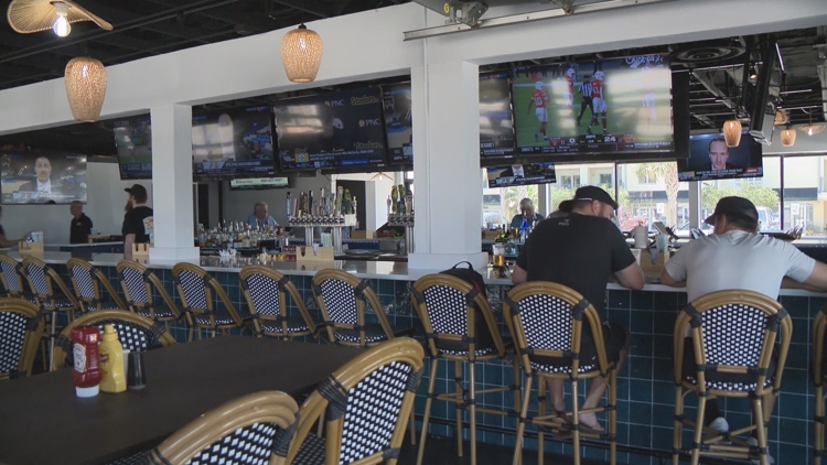Jacksonville Beach bars expand outdoor spaces for Jaguars fans during stadium renovation — First Coast News Local, St. Augustine Business news