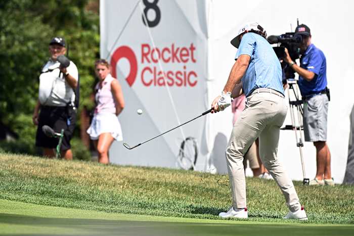 Cameron Young shares 2nd-round lead at Rocket Classic after cooling off to shoot 9-under 61 — News4JAX Sports, St. Augustine Sports news