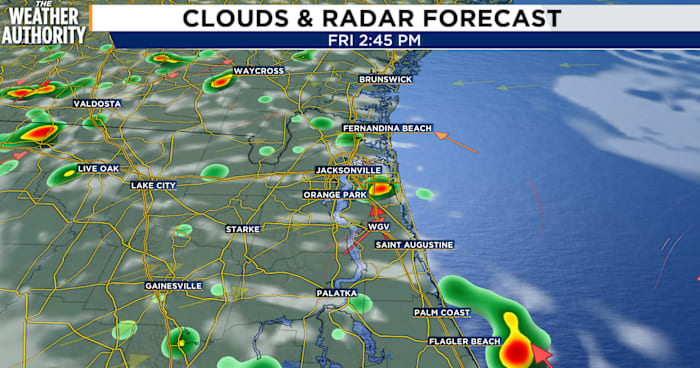 Showers, thunderstorms increase into the weekend for Northeast Florida, Southeast Georgia — News4JAX Local, St. Augustine Community news